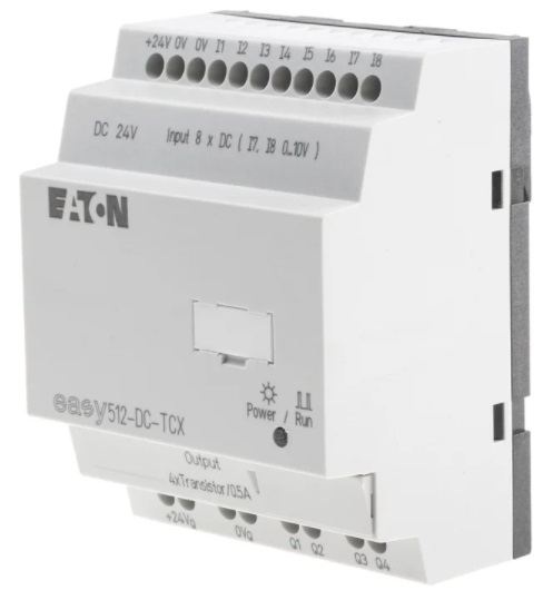 EATON EASY512 DC TCX STANDALONE BASE UNIT EASY500 EASY CONTROL RELAY