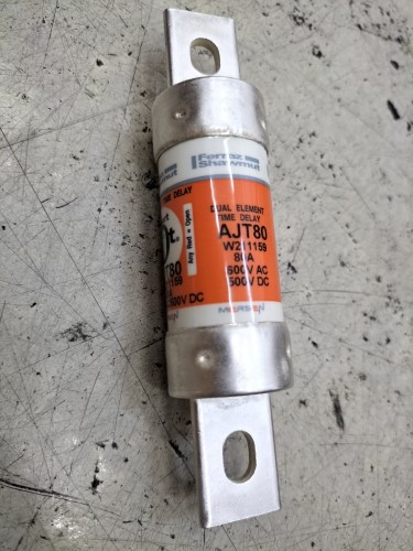 MERSEN FERRAZ SHAWMUT FUSE AJT80 80A 600V ราคา 3 000 บาท