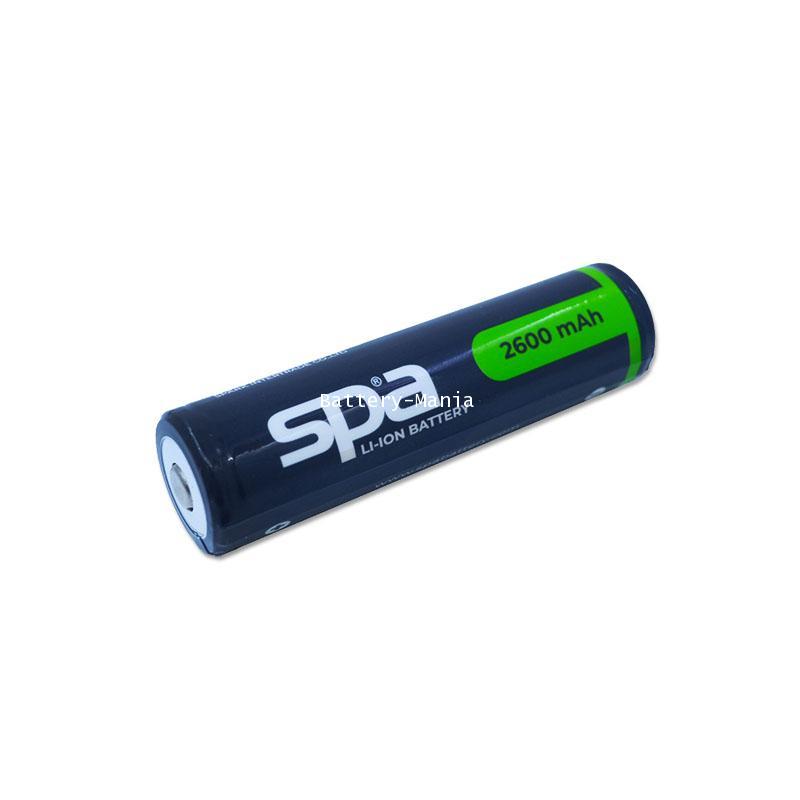 ถานชารจ Spa Battery LCR 18650 2600 mAh 3 7 V Lithium Ion Rechargeable