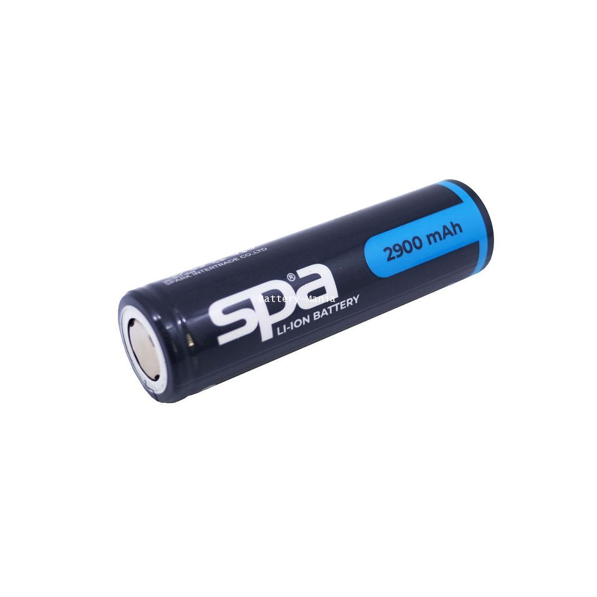 ถานชารจ Spa Battery NCR 18650 2900 mAh 3 7 V Lithium Ion Rechargeable