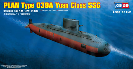 PLAN Type 039A Yuan Class Submarine 1 350 HobbyBoss