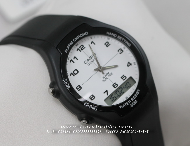 นาฬกา Casio standard gent 2 ระบบ AW 90H 7BVDF