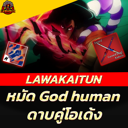 GOD HUMAN + ดาบคู่โอเด้ง มีครบทุกหมัดในเกม + ดาบคู่โอเด้ง (Cursed Dual Kata