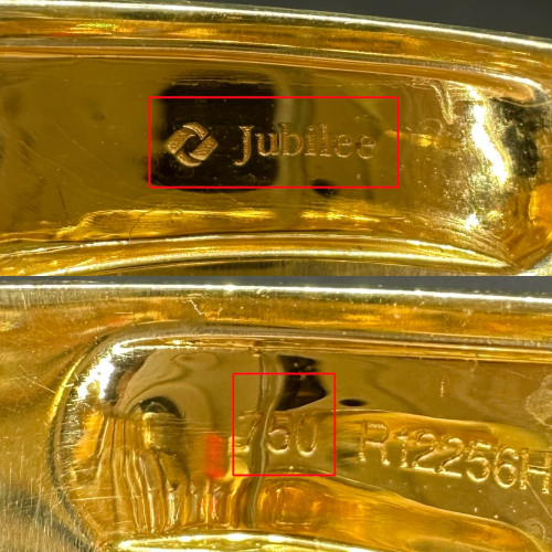 แหวน เพชรแถว 2 แถว Jubilee เพชร 14/0.54 ct ทอง18K ขนาด 54 พร้อมกล่อง + การ์ด นน. 5.51 g 7