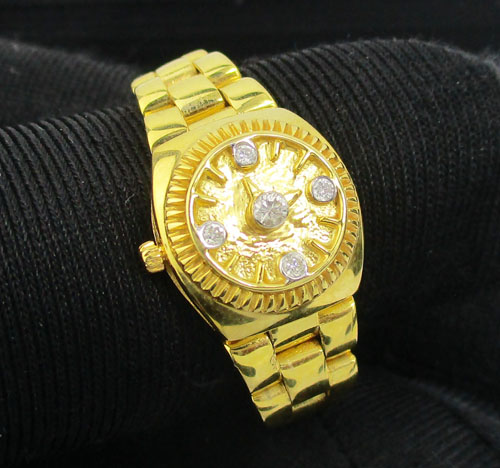 แหวน เพชร นาฬิกา  เพชร 5/0.05 ct ทอง18K  งานสวย น่าสะสม  นน. 10.30 g