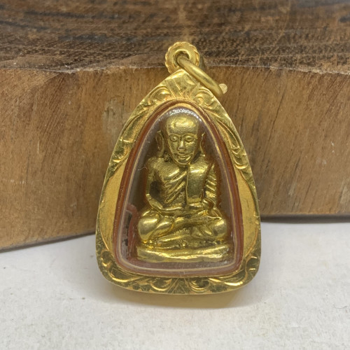 หลวงพ่อเงิน บางคลาน กะไหล่ทอง กรอบทอง75-90% นน. 8.18 g