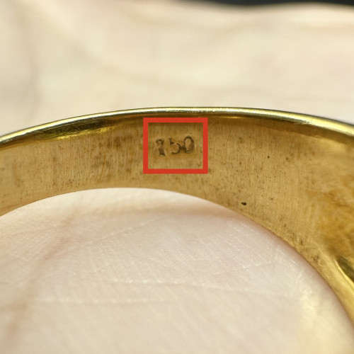 แหวน กรีนทัวร์มารีน ฝังเพชรข้าง 10 เม็ด 0.10 กะรัต ทอง18K งานสวยมาก นน. 6.52 g 5