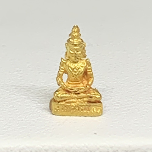 พระแก้วมรกต ทรงเครื่องฤดูร้อน เนื้อทองคำ ทอง90 นน. 1.04 g