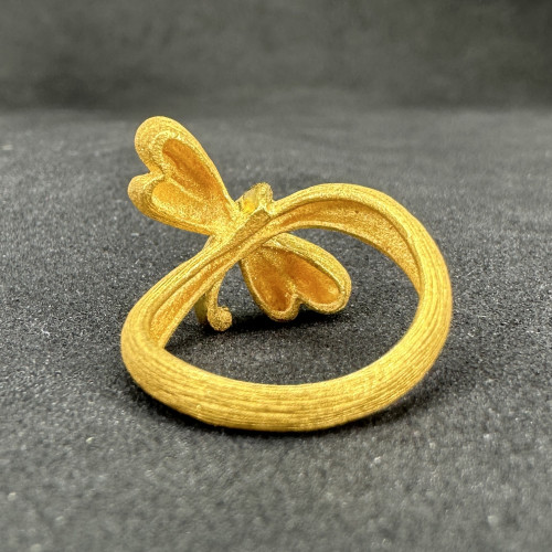 แหวน Prima Gold ทอง24K ลายแมลงปอ ขนาด 46 นน. 5.15 g 3