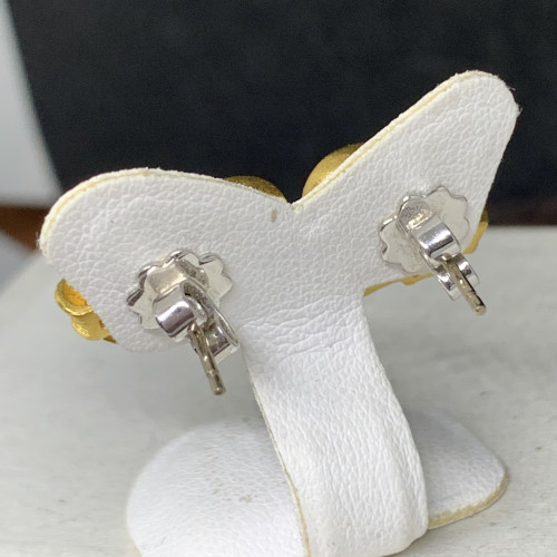 ต่างหู Prima Gold ทอง24K ลายหัวใจผูกโบว์ แป้นทอง14K นน. 8.00 g 3