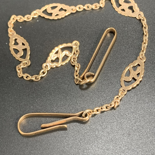 สายทิ้ง + สปริง ก้ามปู นาก40 ลายโซ่ สลับลายมาคีย์ นน. 16.97 g