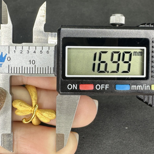 แหวน Prima Gold ทอง24K ลายแมลงปอ ขนาด 46 นน. 5.15 g 9