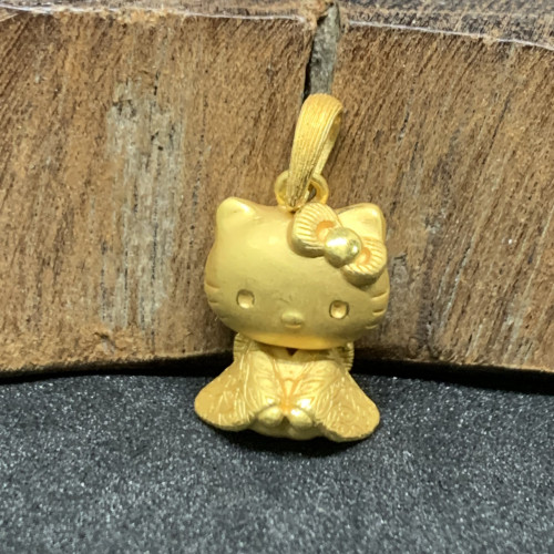 จี้ Prima Gold ทอง24K ลาย Kitty Sanrio นน. 5.41 g