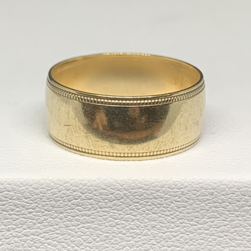 แหวน ปลอกมีด ทอง9K ขนาด 57 นน. 3.63 g