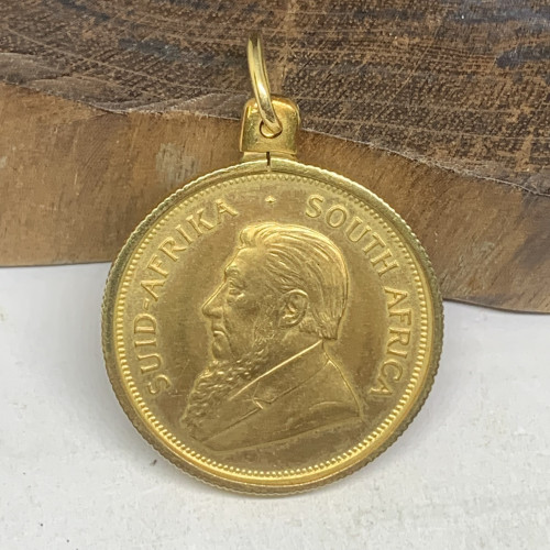 เหรียญทองคำ Fine Gold 1 OZ South Africa 1978 ทอง22K (91.6%) นน. 38.39 g