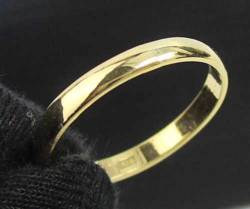 แหวน ปลอกมีด ลายเกลี้ยง ทอง18K งานสวยมาก นน. 2.32 g