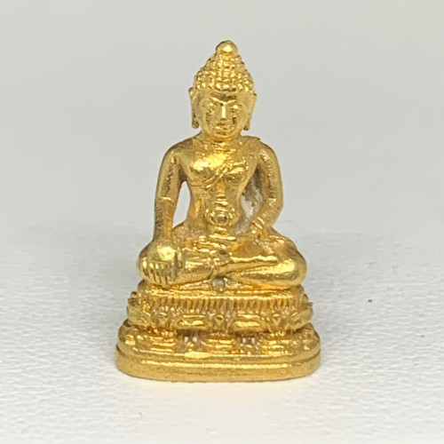 พระชัยวัฒน์ เนื้อทองคำ (ทอง96.45%) ลอยองค์ ตอกโค้ด 146 นน. 8.10 g