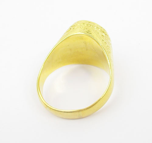 แหวน เม็ดแตง หลวงปู่ทวด วัดช้างให้ ทอง90 งานสวยมาก นน. 12.95 g 2
