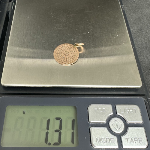 จี้ หยินหยาง นาก40 งานเก่า หลุดจำนำ สวยมาก นน. 1.31 g 7