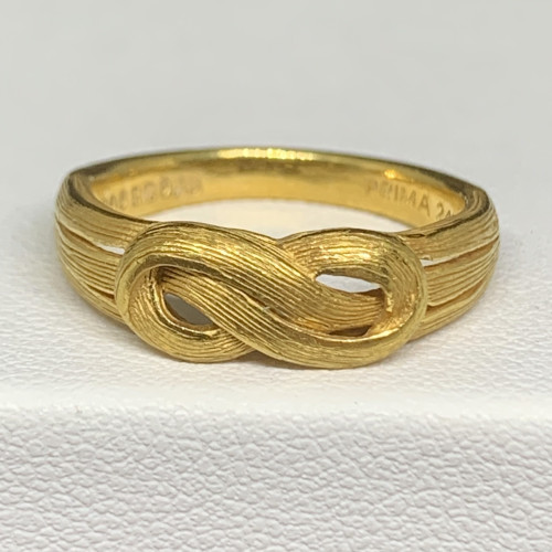 แหวน Prima Gold ทอง24K ลายเกลียวเชือก ขนาด 51.5 นน. 5.13 g