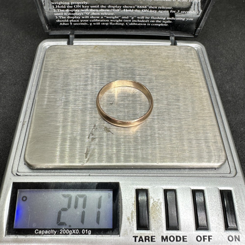 แหวน ปลอกมีด นาก40 ลายเกลี้ยง งานเก่า หลุดจำนำ สวยมาก นน. 2.71 g 8