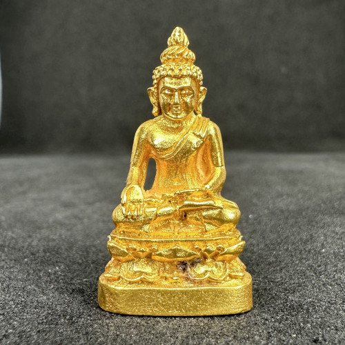 พระกริ่งไพรีพ่ายฤทธิ์ เนื้อทองคำ (ทอง87.70%) รุ่นคูณรุ่งโรจน์ ปี 2537 หลวงพ่อคูณ วัดบ้านไร่ นน. 27.7