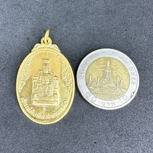 เจ้าแม่ทับทิม สะพานเหลือง ปี 2536 เนื้อทองคำ (ทอง99.71%) นน. 18.53 g 2