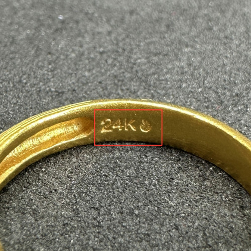 แหวน Prima Gold ทอง24K ลายหัวใจ สลักคำว่า LOVE ขนาด 47.5 นน. 3.94 g 7