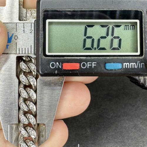 สร้อยข้อมือ เพชรรอบ ฝังเพชร 95 เม็ด 0.95 กะรัต งาน PT900 ยาว 17.50 - 18.50 ซม. นน. 34.96 g 8