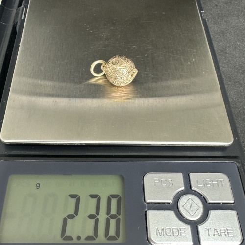 จี้ นาก40 แกะลายไทย เปิดได้ นน. 2.38 g 9