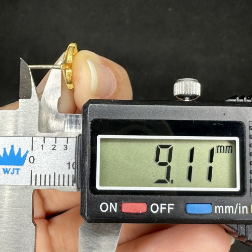 ต่างหู Prima Gold ทอง24K ลายดอกไม้ แป้นทอง14K นน. 4.57 g 7