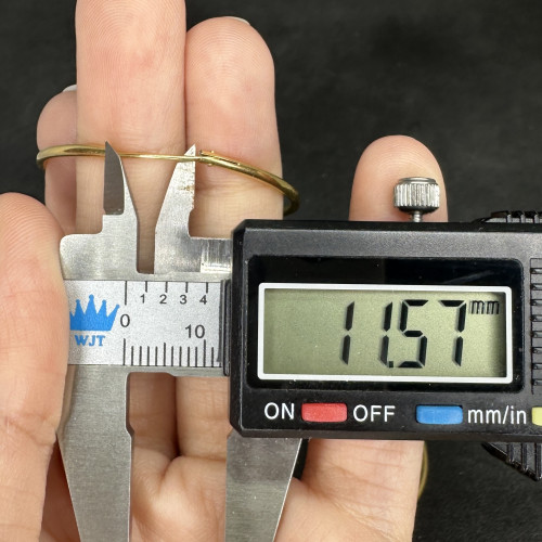 ต่างหู ห่วง ทองลงยา ทอง18K หลุดจำนำ งานสวย น่าสะสม นน. 7.00 g 6