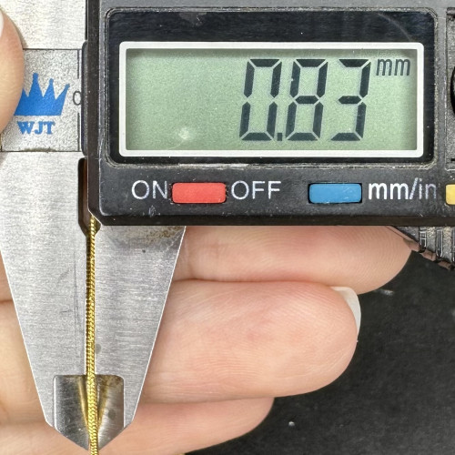 สร้อยคอ ทอง96.5 ลายกระดูกงู ตัดลาย งานสวยมาก นน. 3.80 g 6