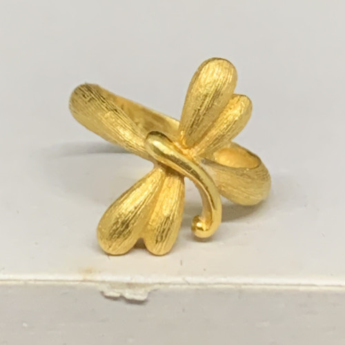 แหวน Gold Master ทอง24K ลายแมลงปอ ขนาด 46 นน. 4.97 g