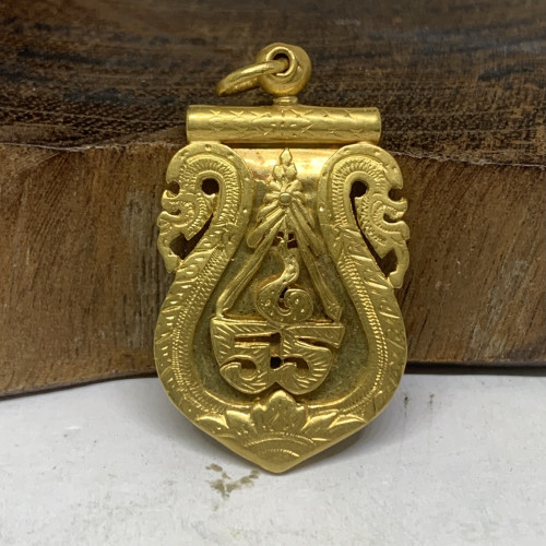 จี้ เสมา รร ทอง96.5 แกะลายไทย นน. 6.95 g