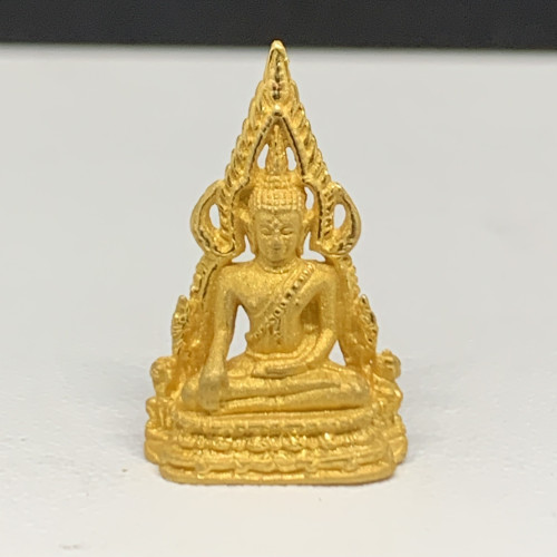 พระพุทธชินราช เนื้อทองคำ ลอยองค์ นน. 5.30 g