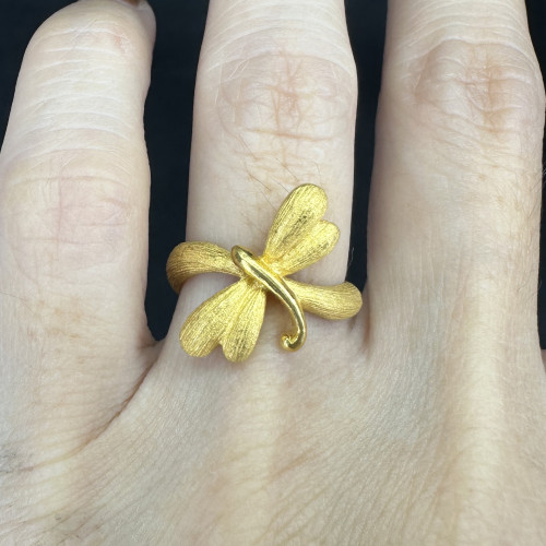 แหวน Prima Gold ทอง24K ลายแมลงปอ ขนาด 46 นน. 5.15 g 4