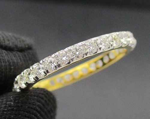 แหวน เพชรรอบวง เพชร 30 เม็ด 0.90 กะรัต ทอง90 งานสวยมาก นน. 2.06 g