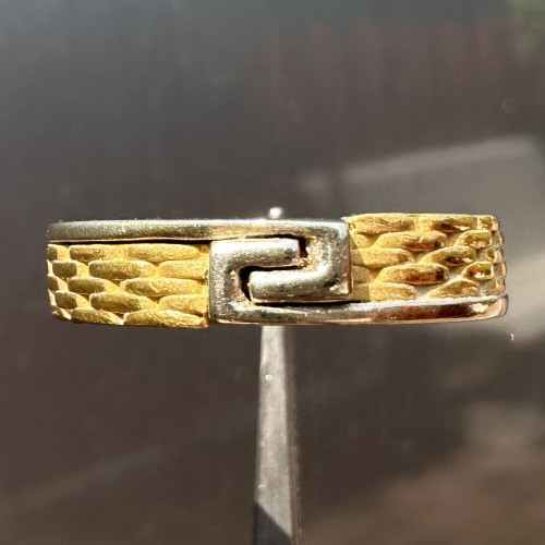 แหวน Gold Master ทอง24K + ทอง14K ลายGucci ตอก FOREVER LOVE ขนาด 58.5 นน. 8.44 g