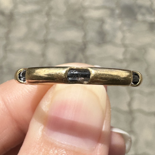 แหวน หางช้าง รอบวง ทอง18K ขนาด 58 นน. 1.95 g