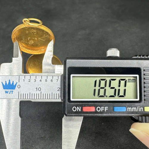 ล็อคเก็ต ทองลงยา อักษร K ฉลุลาย ทอง90 นน. 3.86 g 7