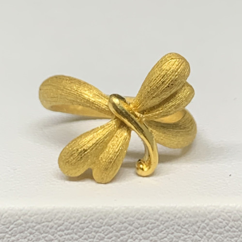 แหวน Prima Gold ทอง24K ลายแมลงปอ ขนาด 46 นน. 5.15 g