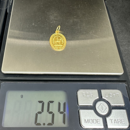 จี้ รัชกาลที่ 5 รัชมังคลาภิเษก ร.ศ. 127 ทอง18K นน. 2.54 g 6
