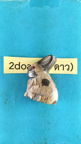 กระต่ายอาคมเขาควายเพ้นท์สีรุ่น1มีจารสวยมาก