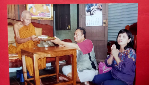  ร.ต.ท.เจริญฯไปกราบลพ.คลัอย วัดภูเขาทองจ.พัทลุง