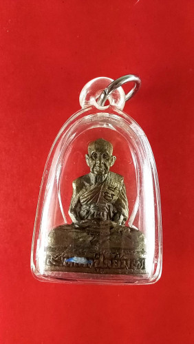 รูปหล่อเนื้อระฆังลพ.แย้มรุ่นเปิดตึกสงฆ์กรรมการมีจาร 