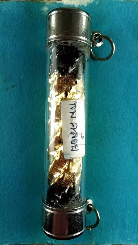 ตะกรุดโทนยาว3นิ้วมีถักชุบลักรุ่น1