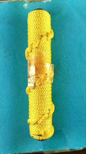 ตะกรุดโทนยาว3 นิ้วจารมือปี56 รุ่นเอ็ม16 