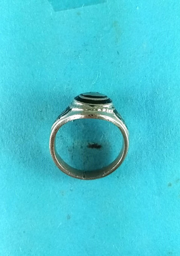 แหวนนอโมวงใหญ่ลงถม สวย