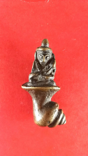 พระอุปคุตเนื้อสัมฤทธิ์ศิลปสวยมาก 